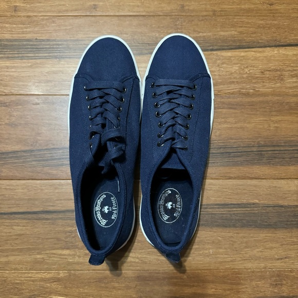 Brooks Brothers Other - New without Box Brooks Brothers Sneakers Navy & White Canvas Sz 10